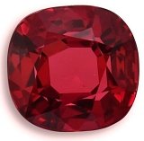 1.48 ct Cushion Red Natural Ruby