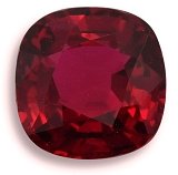 1.53 ct Cushion Red Natural Ruby