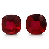 2.10 ct Cushion Red Natural Ruby