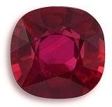 1.20 ct Cushion Red Natural Ruby