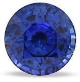 4.14 ct Round Blue Natural Sapphire