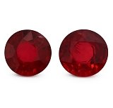 3.21 ct Round Red Natural Ruby