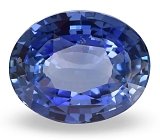 4.30 ct Oval Blue Natural Sapphire