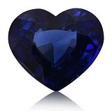 3.03 ct Heart Blue Natural Sapphire