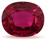 2.18 ct Oval Red Natural Ruby