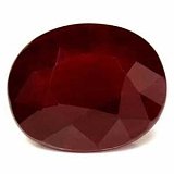 2.88 ct Oval Red Natural Ruby