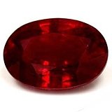 1.01 ct Oval Red Natural Ruby