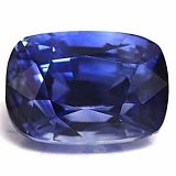 3.10 ct Cushion Blue Natural Sapphire