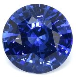 2.60 ct Round Blue Natural Sapphire
