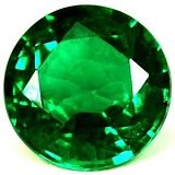 1.81 ct Round Green Natural Emerald