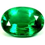0.77 ct Oval Green Natural Emerald