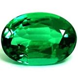 0.77 ct Oval Green Natural Emerald