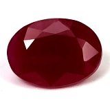 1.76 ct Oval Red Natural Ruby