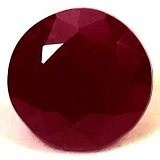 1.11 ct Round Red Natural Ruby