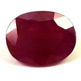 2.56 ct Oval Red Natural Ruby