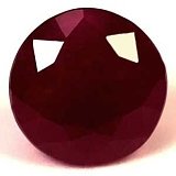 1.16 ct Round Red Natural Ruby