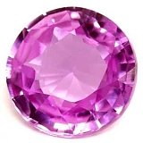 1.01 ct Round Pink Natural Sapphire