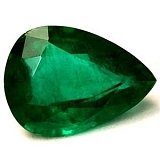 1.31 ct Pear Green Natural Emerald