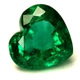 2.72 ct Heart Green Natural Emerald