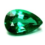 1.44 ct Pear Green Natural Emerald