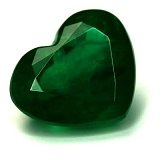 1.73 ct Heart Green Natural Emerald