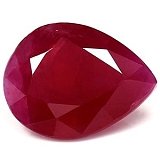 2.05 ct Pear Red Natural Ruby