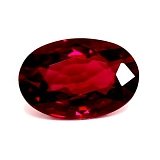 0.60 ct Oval Red Natural Ruby