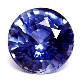 2.05 ct Round Blue Natural Sapphire