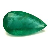 7.23 ct Pear Green Natural Emerald