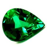 1.96 ct Pear Green Natural Emerald