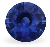 1.38 ct Round Blue Natural Sapphire