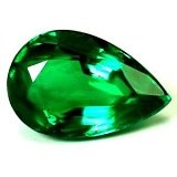 0.87 ct Pear Green Natural Emerald
