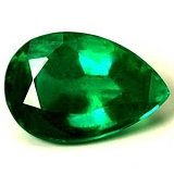 1.31 ct Pear Green Natural Emerald