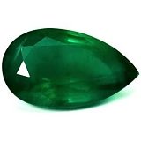 6.61 ct Pear Green Natural Emerald