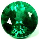 1.17 ct Round Green Natural Emerald