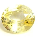 5.10 ct Oval Yellow Natural Sapphire