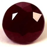 1.39 ct Round Red Natural Ruby