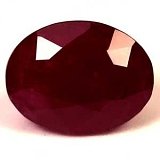 2.88 ct Oval Red Natural Ruby