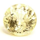 2.80 ct Round Yellow Natural Sapphire