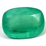 10.60 ct Cushion Green Natural Emerald