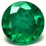 1.26 ct Round Green Natural Emerald