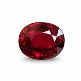 2.01 ct Oval Red Natural Ruby