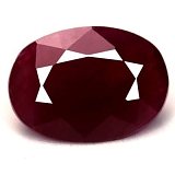 3.35 ct Oval Red Natural Ruby