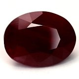 7.73 ct Oval Red Natural Ruby