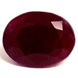 3.73 ct Oval Red Natural Ruby