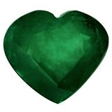 8.02 ct Heart Green Natural Emerald