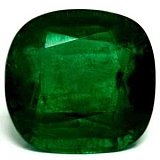 26.37 ct Cushion Green Natural Emerald