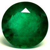3.61 ct Round Green Natural Emerald