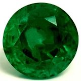1.74 ct Round Green Natural Emerald