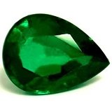 1.19 ct Pear Green Natural Emerald